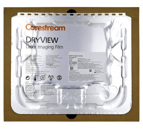 Carestream DVE 35x35 см (14x14'') лазерная пленка 125 л.